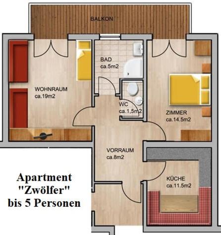 Sportpension Elisabeth Rehoboth Beach Dış mekan fotoğraf